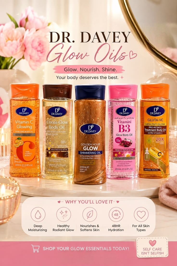 Dr.Davey nourishing body glow oils
