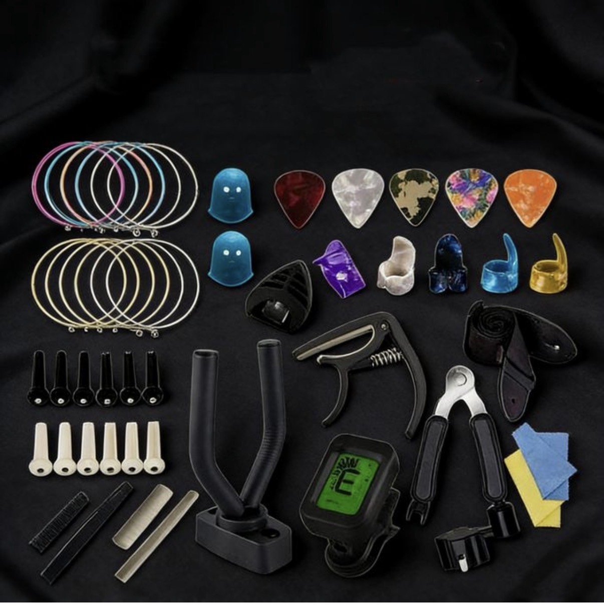 66-Piece Acoustic Guitar String Accessory Kits