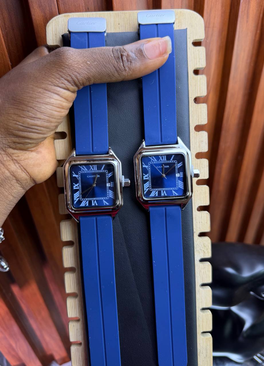 CARTIER RUBBER DATE WATCH